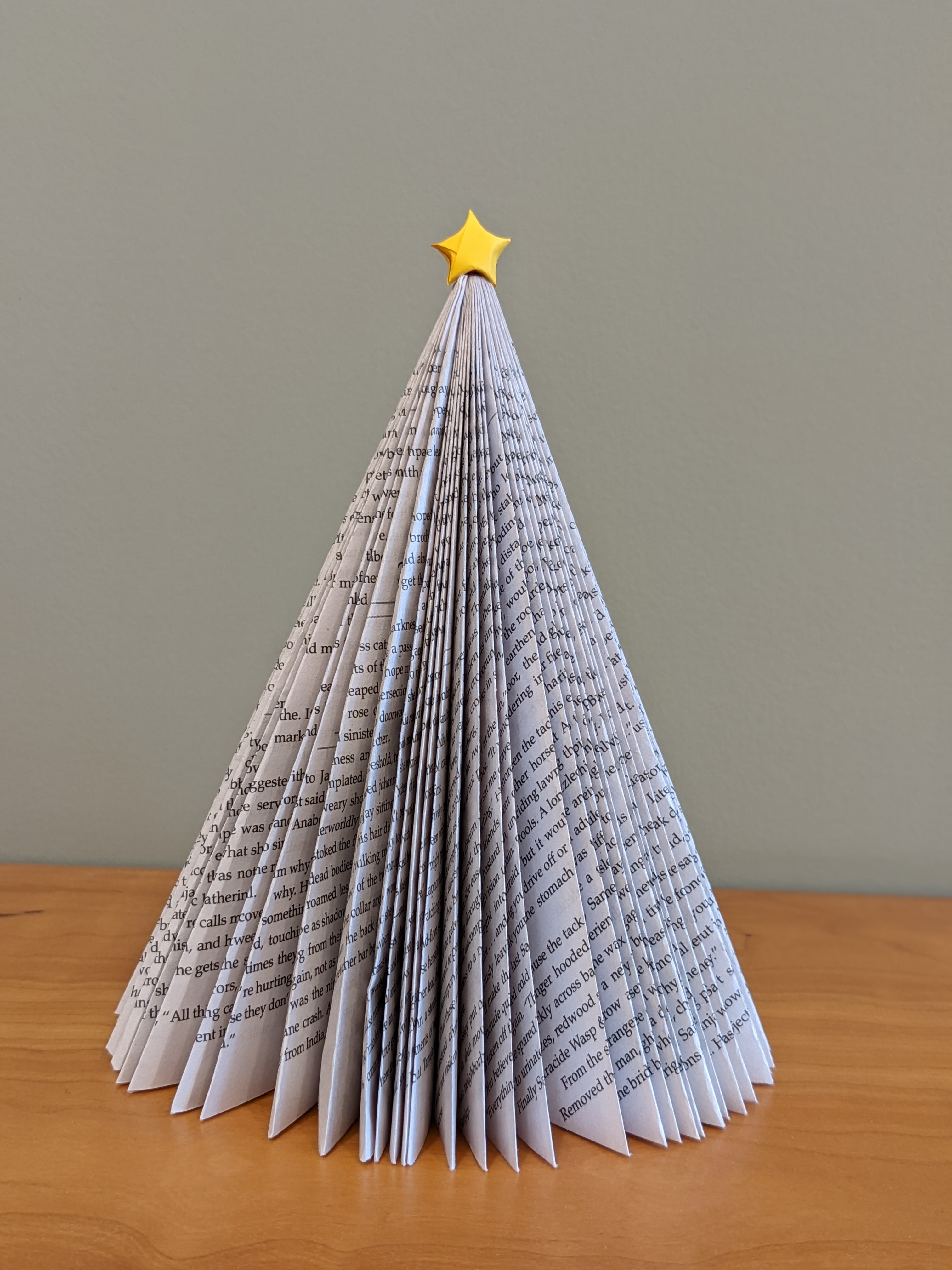 Folded Book Tree